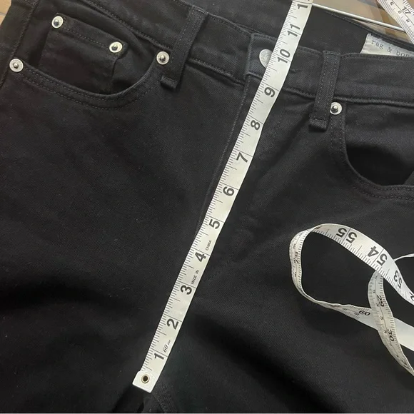 RAG & BONE Nina High-Rise Stove Pipe - Byan black - Picture 6 of 8